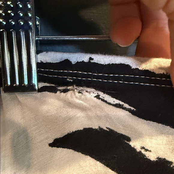 Zebra Print Ruffled Skirt - Picture 3 of 4